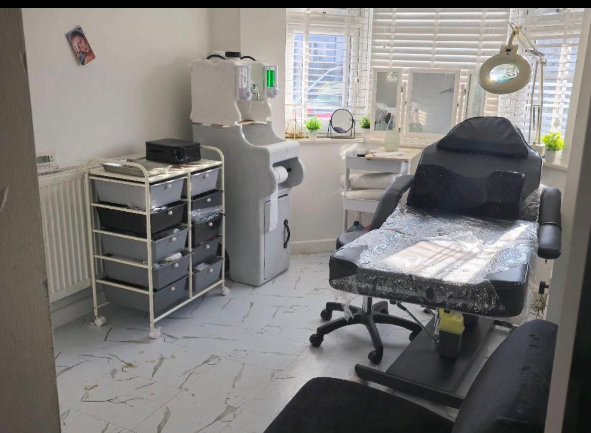 Professional beauty treatment room at LashBrows Aesthetic Studio